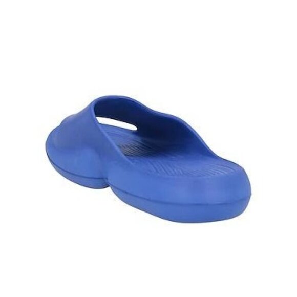 Mens Versace Jeans Couture Blue Signature Platform Slide Sandals Size: 9 - NEW - Picture 2 of 4